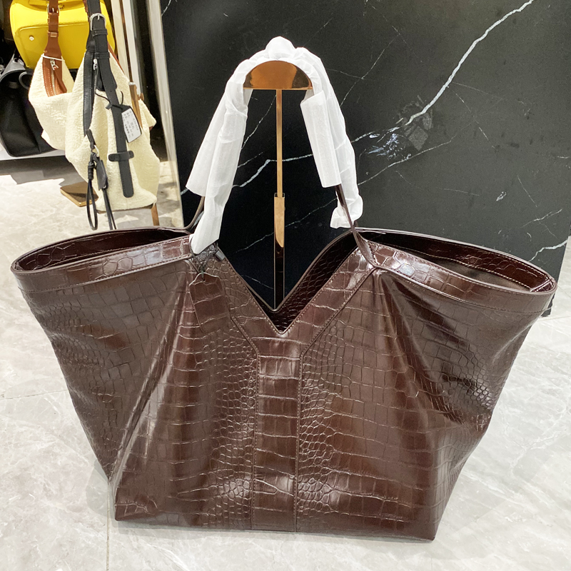 Luxury Bags Tote - กระเป๋าโท้ทขนาดใหญ่สำหรับผู้หญิง กระเป๋าถือแบรนด์เนมหรูหรา รุ่นใหม่ปี 2025 ทำจากวัสดุ PU