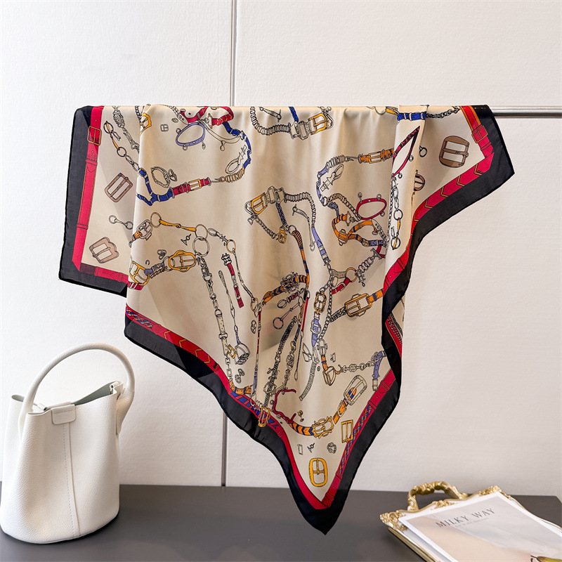 ผ้าพันคอซาตินลายดอกไม้แบบวินเท - Luxury Bags China บทวิจารณ์และราคา
