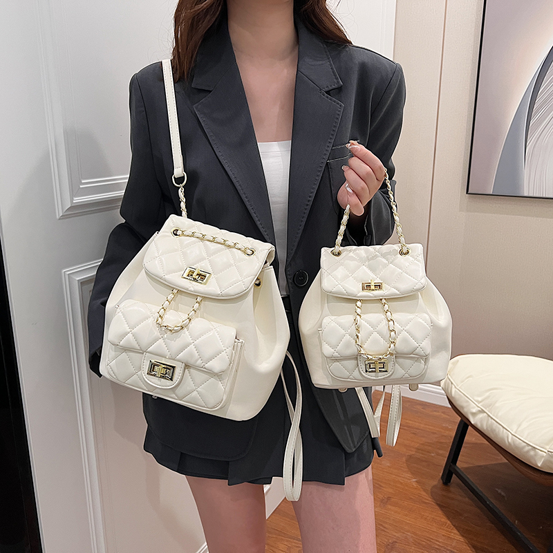 กระเป๋าเป้สะพายหลังแบบมีฝาปิดส - Luxury Bags Leather บทวิจารณ์และราคา