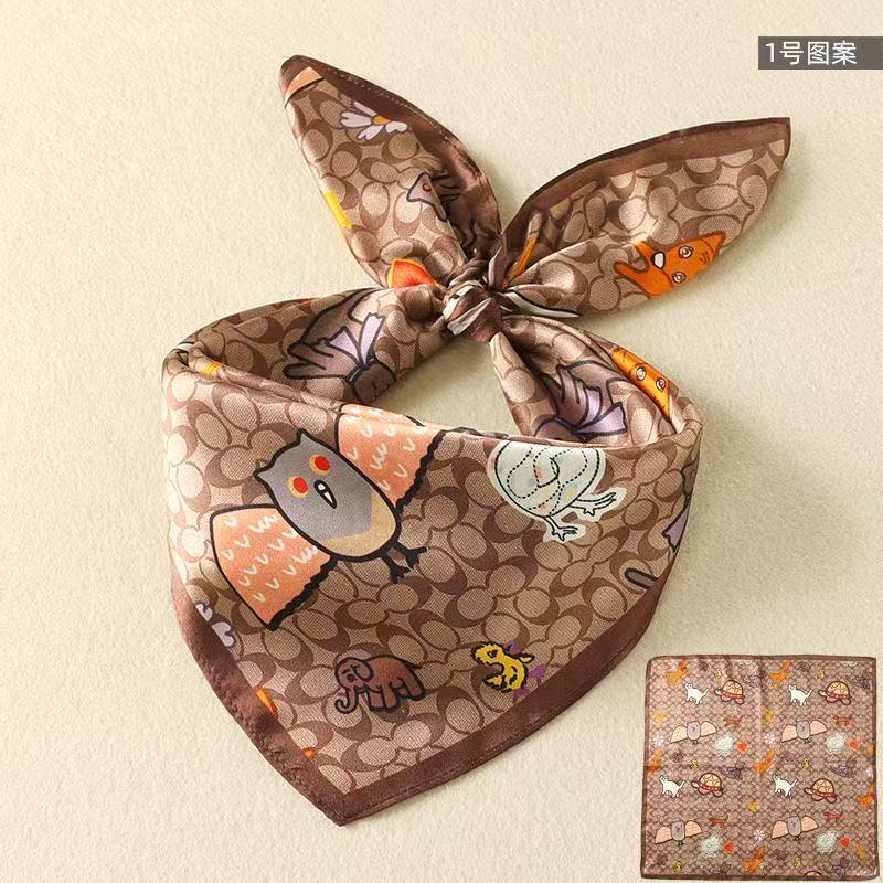 ผ้าพันคอไหมสี่เหลี่ยมลายดอกไม้ - Luxury Bags China บทวิจารณ์และราคา