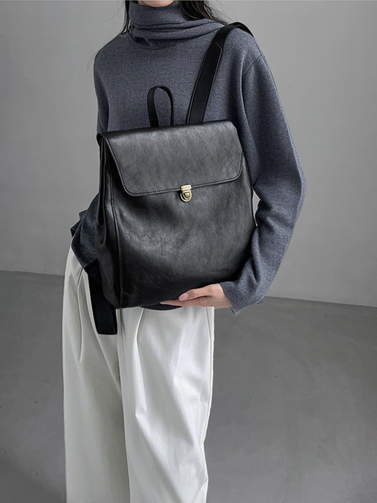 กระเป๋าเป้สะพายหลังหนังแท้แบรน - Luxury Bags Leather บทวิจารณ์และราคา