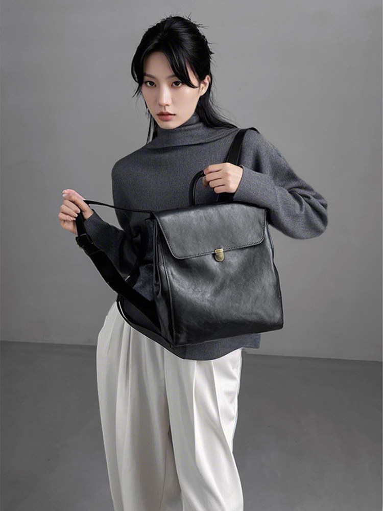 กระเป๋าเป้สะพายหลังหนังแท้แบรน - Luxury Bags Leather บทวิจารณ์และราคา